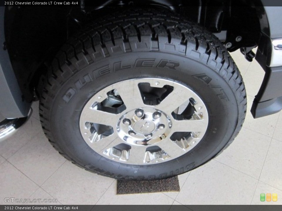 2012 Chevrolet Colorado LT Crew Cab 4x4 Wheel and Tire Photo #57490552