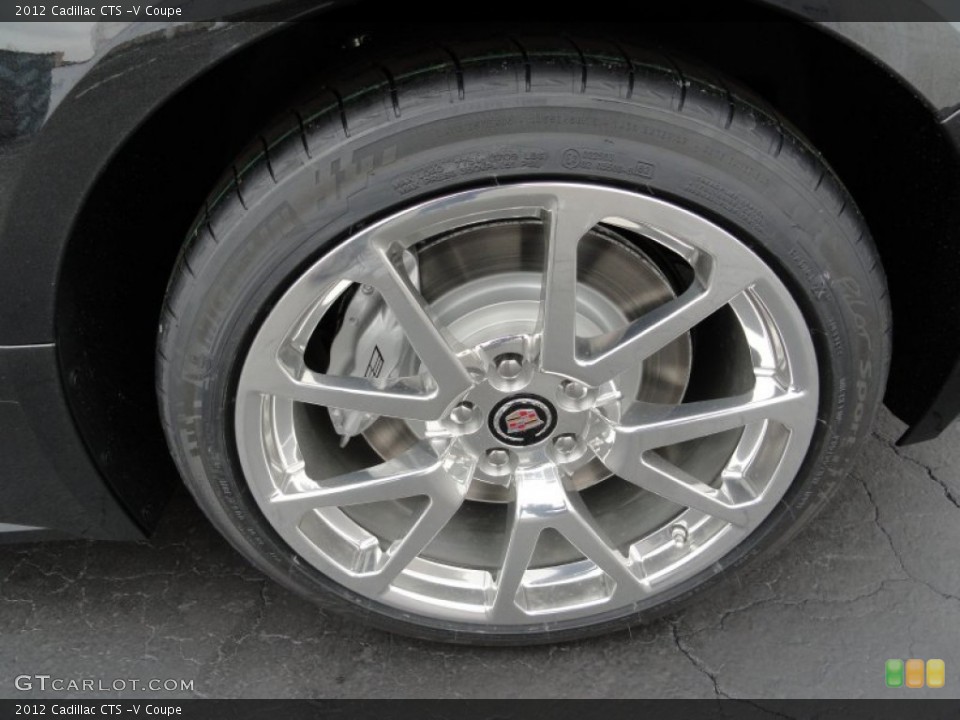 2012 Cadillac CTS -V Coupe Wheel and Tire Photo #57493525