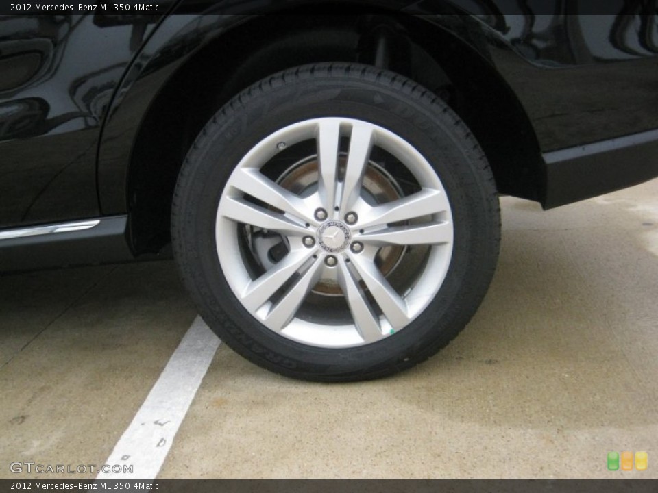 2012 Mercedes-Benz ML 350 4Matic Wheel and Tire Photo #57494815