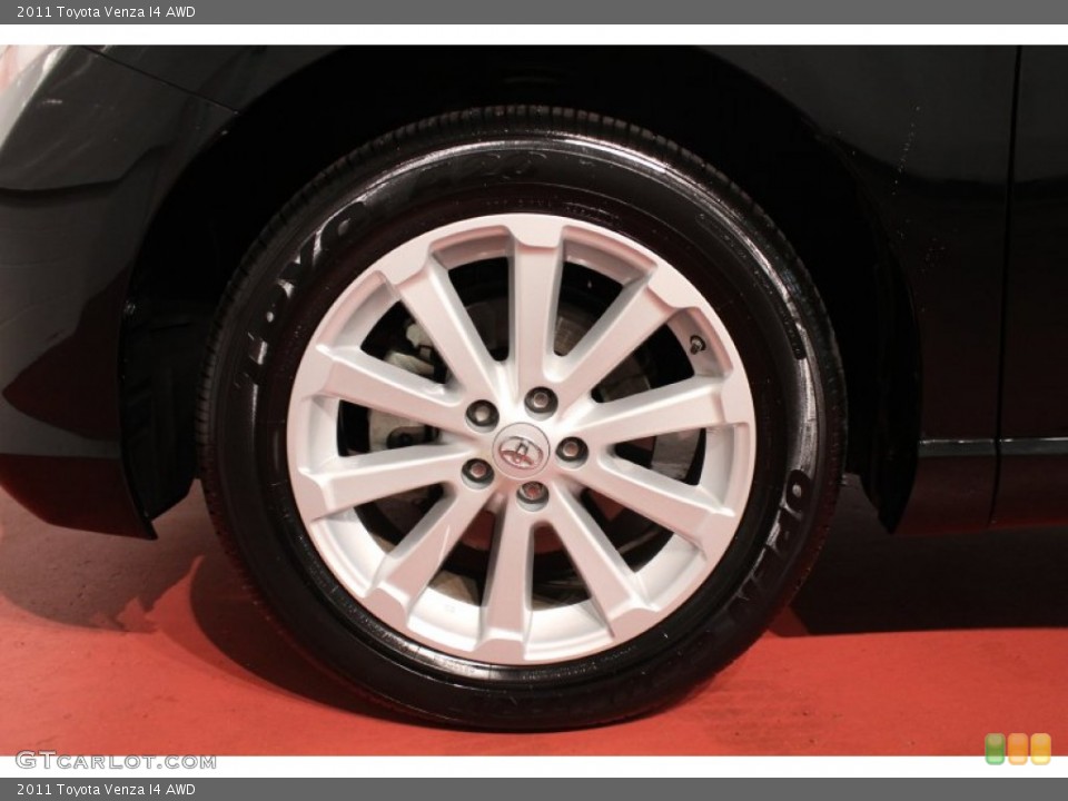 2011 Toyota Venza I4 AWD Wheel and Tire Photo #57496288