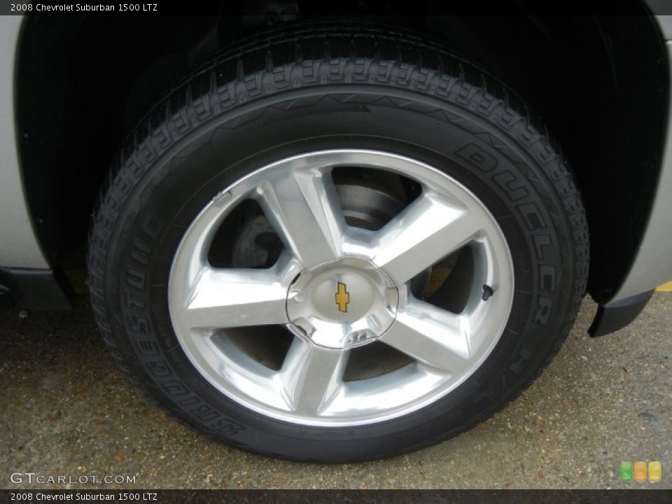 2008 Chevrolet Suburban 1500 LTZ Wheel and Tire Photo #57496615