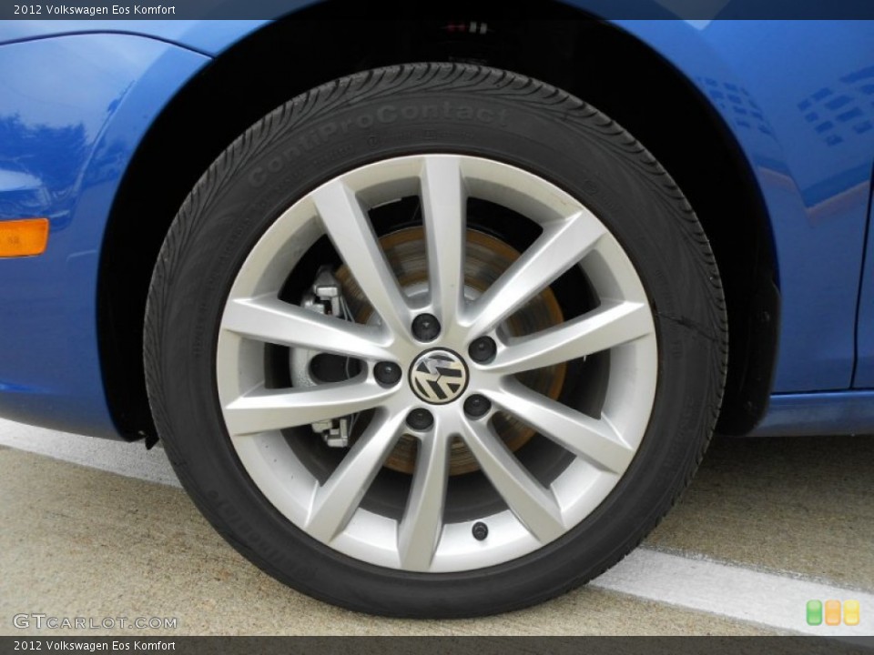 2012 Volkswagen Eos Komfort Wheel and Tire Photo #57503169