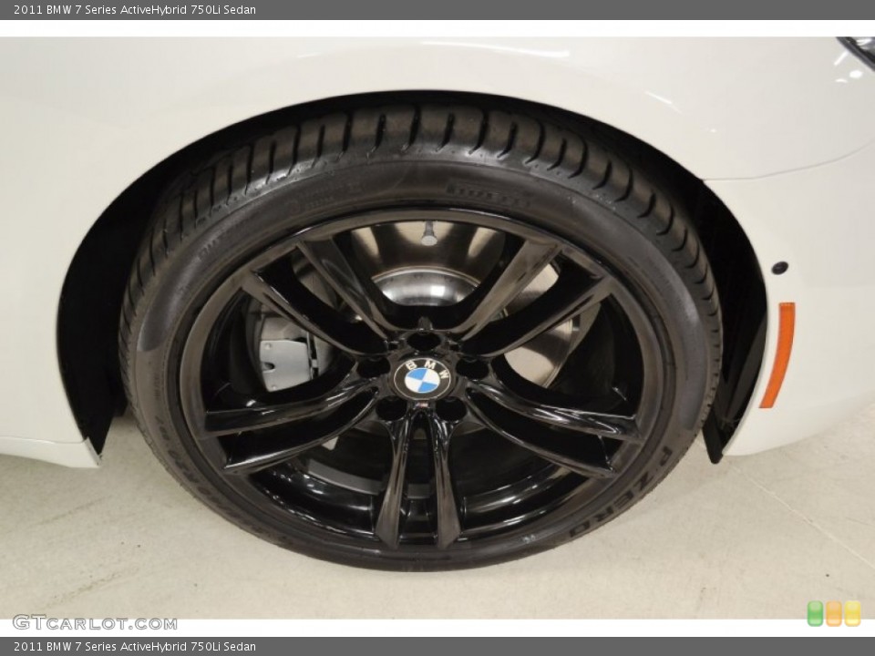 2011 BMW 7 Series ActiveHybrid 750Li Sedan Wheel and Tire Photo #57503947