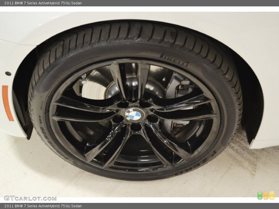 2011 BMW 7 Series ActiveHybrid 750Li Sedan Wheel and Tire Photo #57504004
