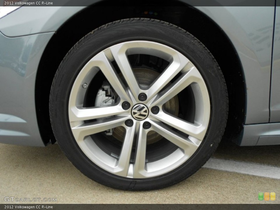 2012 Volkswagen CC R-Line Wheel and Tire Photo #57504079