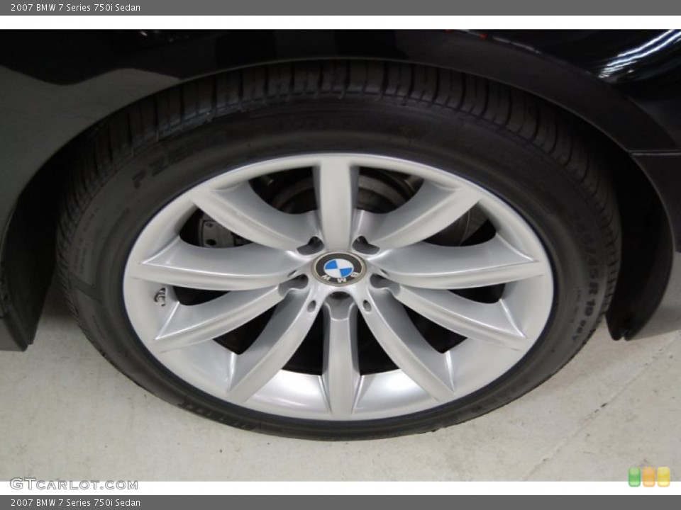 2007 BMW 7 Series 750i Sedan Wheel and Tire Photo #57504433