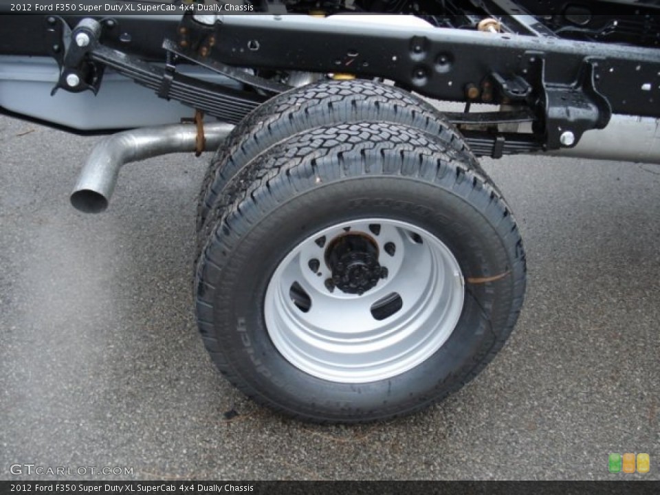 2012 Ford F350 Super Duty XL SuperCab 4x4 Dually Chassis Wheel and Tire Photo #57506968