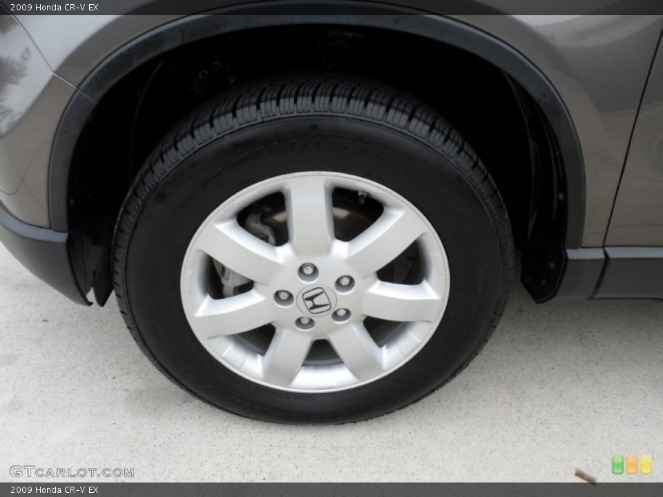 2009 Honda CR-V EX Wheel and Tire Photo #57508624