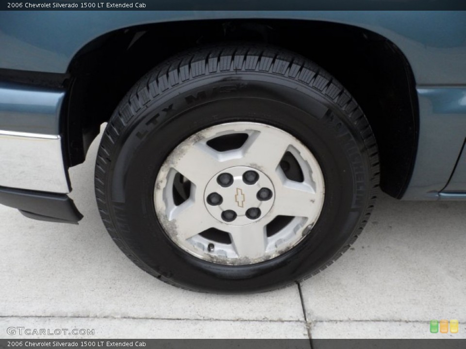 2006 Chevrolet Silverado 1500 LT Extended Cab Wheel and Tire Photo #57510522