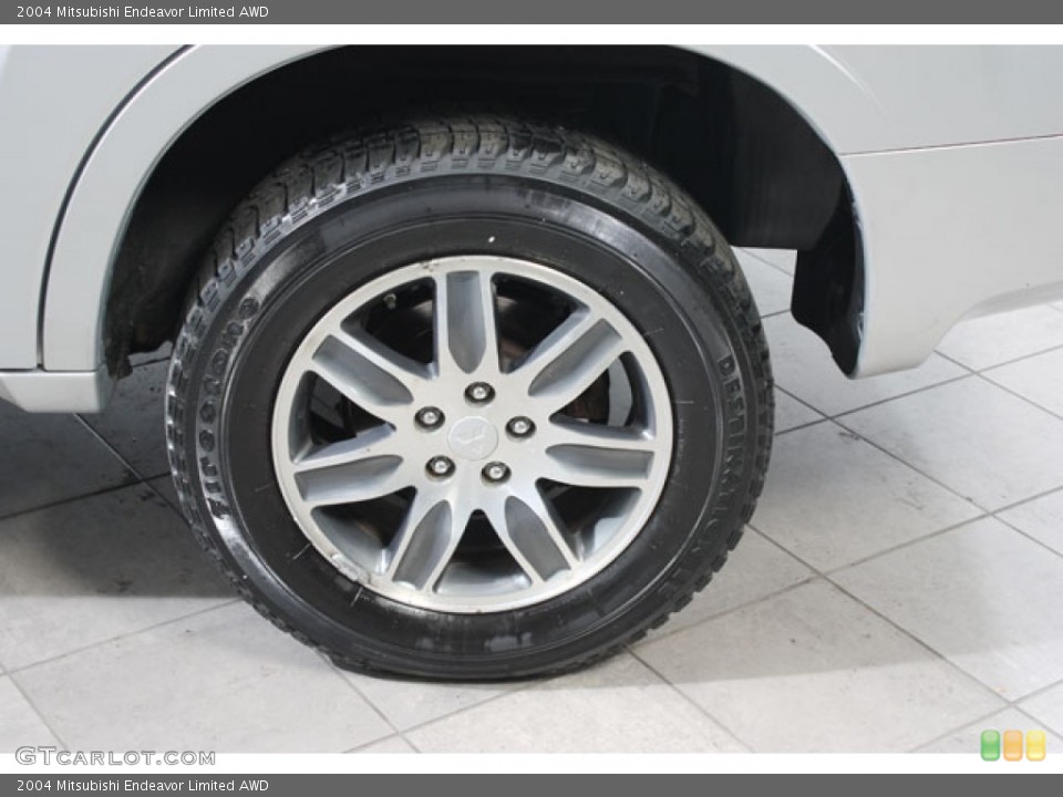 2004 Mitsubishi Endeavor Limited AWD Wheel and Tire Photo #57510778