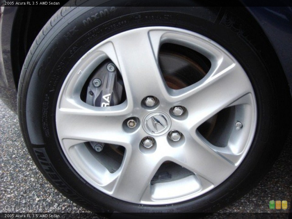 2005 Acura RL 3.5 AWD Sedan Wheel and Tire Photo #57511399