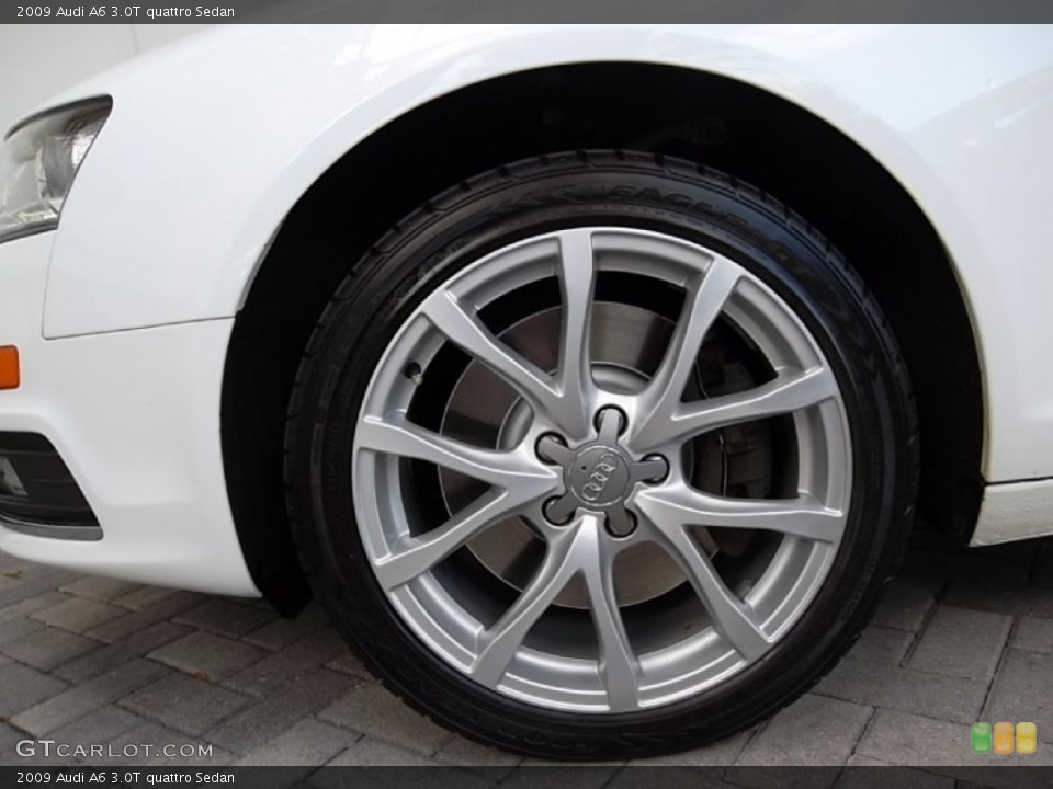 2009 Audi A6 3.0T quattro Sedan Wheel and Tire Photo #57514450