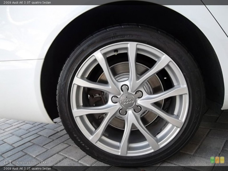 2009 Audi A6 3.0T quattro Sedan Wheel and Tire Photo #57514504