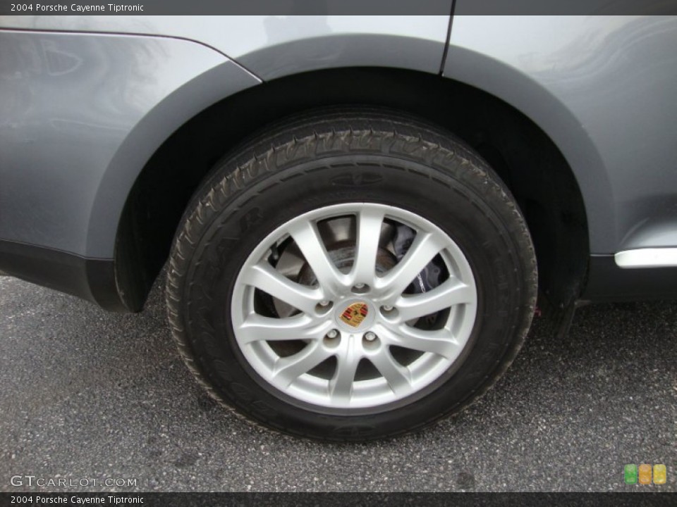 2004 Porsche Cayenne Tiptronic Wheel and Tire Photo #57519478