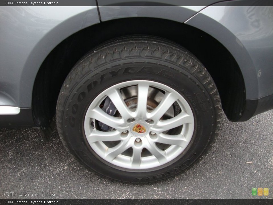 2004 Porsche Cayenne Tiptronic Wheel and Tire Photo #57519523