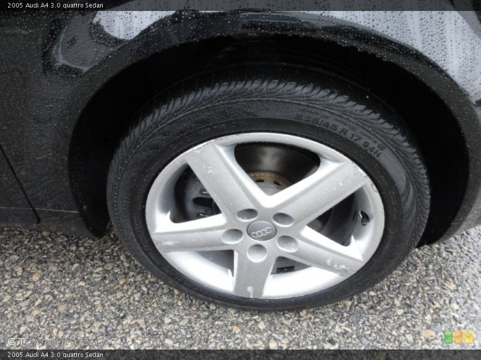 2005 Audi A4 3.0 quattro Sedan Wheel and Tire Photo #57520804