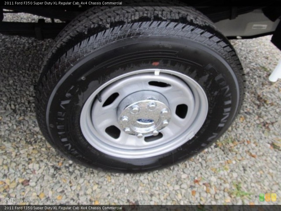 2011 Ford F350 Super Duty XL Regular Cab 4x4 Chassis Commercial Wheel and Tire Photo #57523270