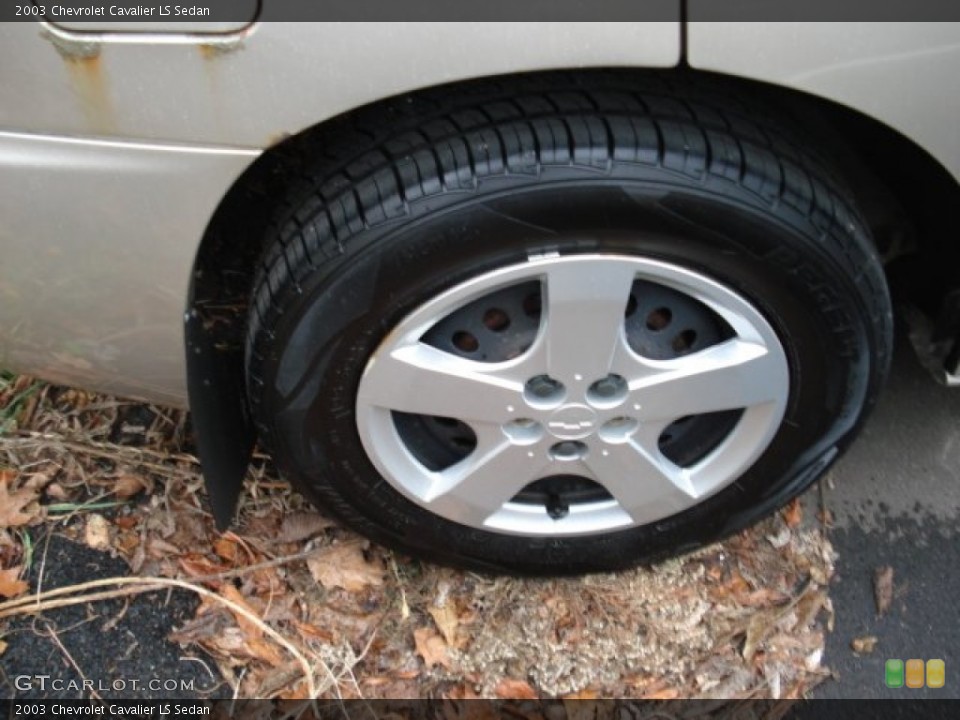 2003 Chevrolet Cavalier LS Sedan Wheel and Tire Photo #57529819