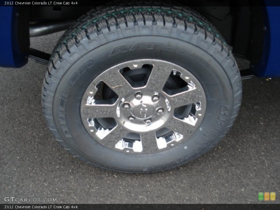 2012 Chevrolet Colorado LT Crew Cab 4x4 Wheel and Tire Photo #57531448