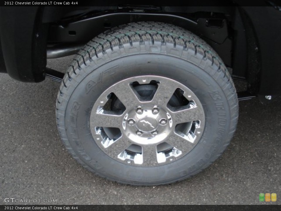 2012 Chevrolet Colorado LT Crew Cab 4x4 Wheel and Tire Photo #57531565