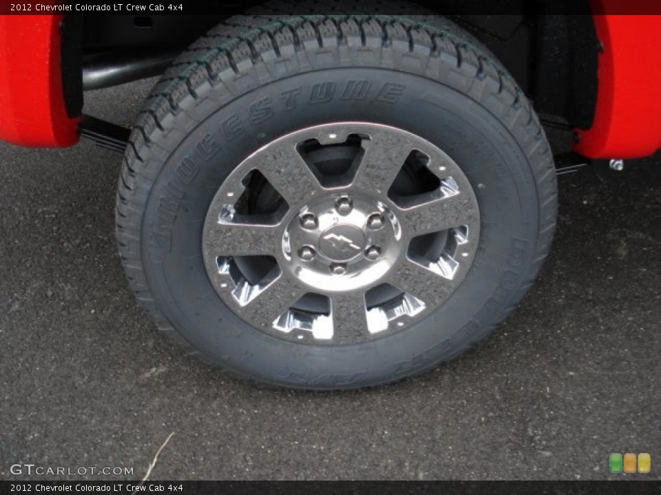 2012 Chevrolet Colorado LT Crew Cab 4x4 Wheel and Tire Photo #57531685