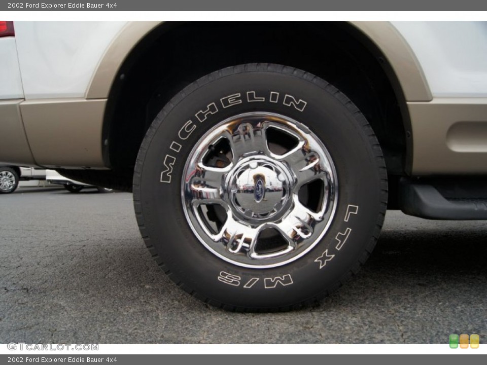 2002 Ford Explorer Eddie Bauer 4x4 Wheel and Tire Photo #57534973