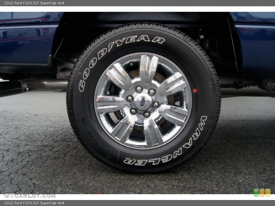 2012 Ford F150 XLT SuperCab 4x4 Wheel and Tire Photo #57535855