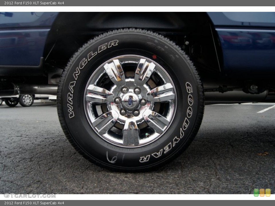 2012 Ford F150 XLT SuperCab 4x4 Wheel and Tire Photo #57536068