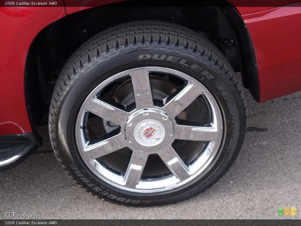 2008 Cadillac Escalade AWD Wheel and Tire Photo #57542122