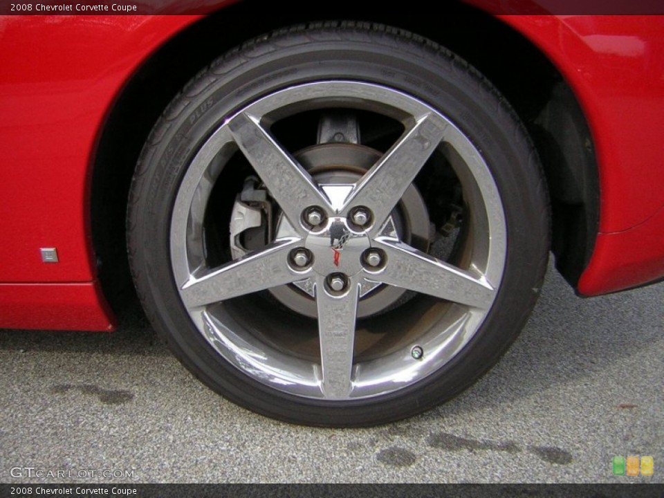 2008 Chevrolet Corvette Coupe Wheel and Tire Photo #57546511