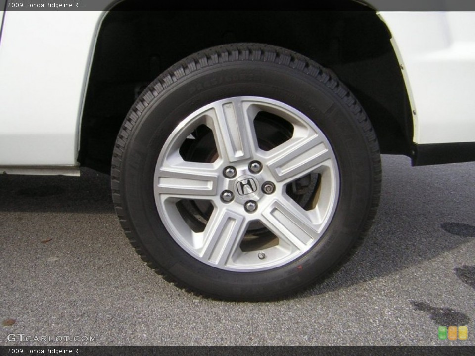 2009 Honda Ridgeline RTL Wheel and Tire Photo #57546602