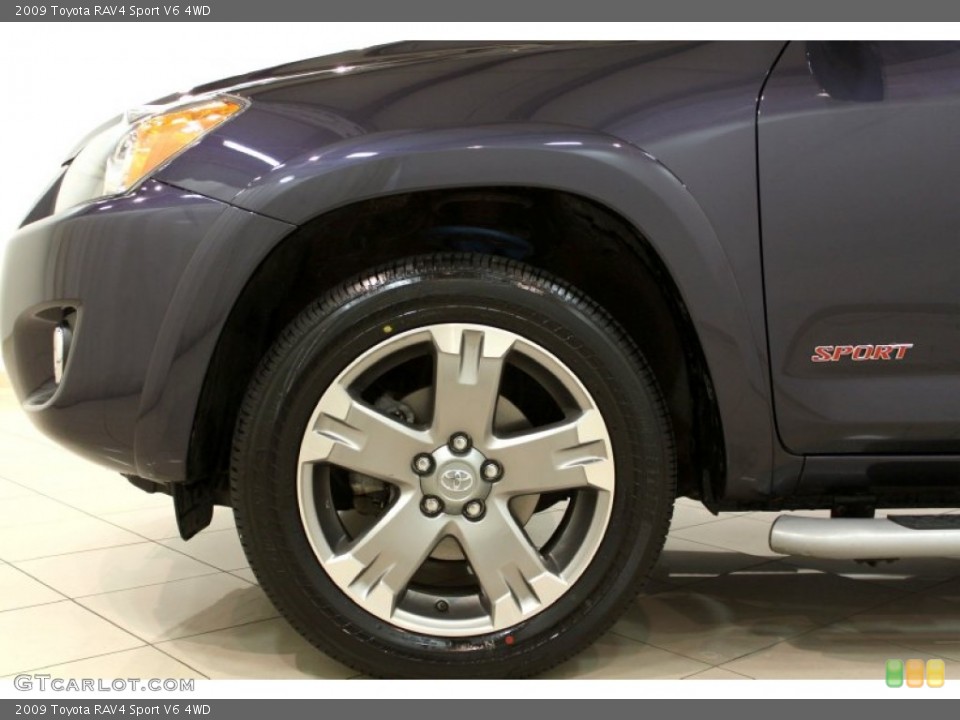 2009 Toyota RAV4 Sport V6 4WD Wheel and Tire Photo #57546786