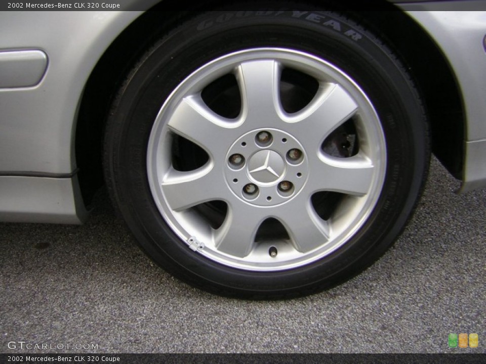 2002 Mercedes-Benz CLK 320 Coupe Wheel and Tire Photo #57547778