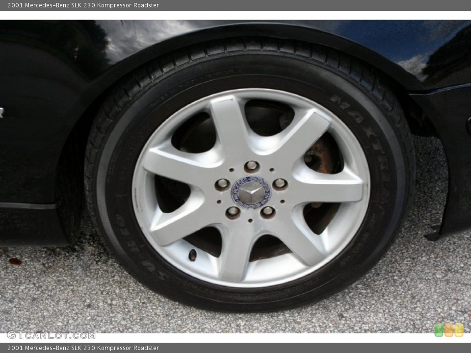 2001 Mercedes-Benz SLK 230 Kompressor Roadster Wheel and Tire Photo #57551792