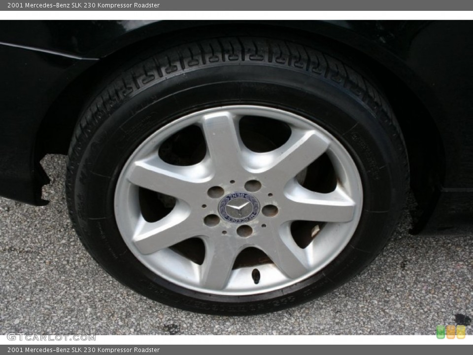 2001 Mercedes-Benz SLK 230 Kompressor Roadster Wheel and Tire Photo #57551802