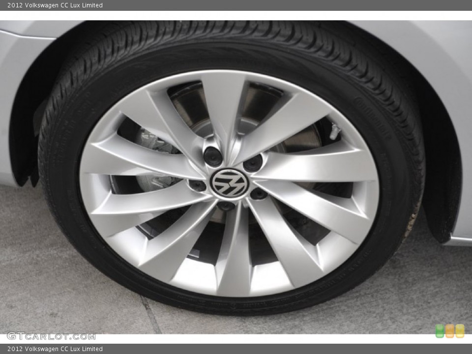 2012 Volkswagen CC Lux Limited Wheel and Tire Photo #57552245