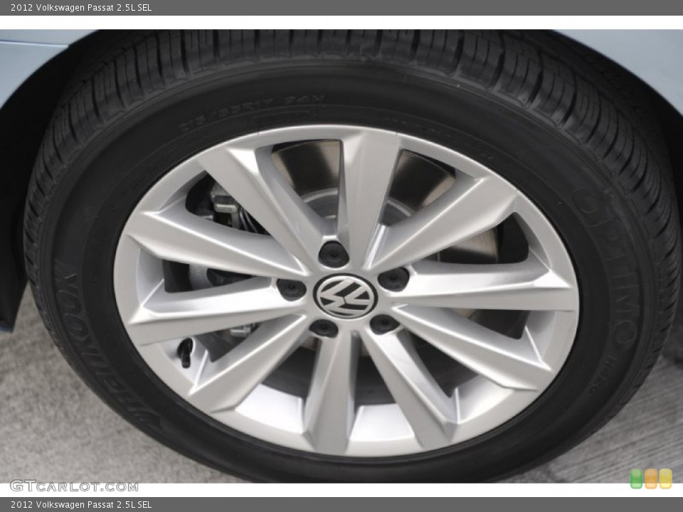 2012 Volkswagen Passat 2.5L SEL Wheel and Tire Photo #57552842