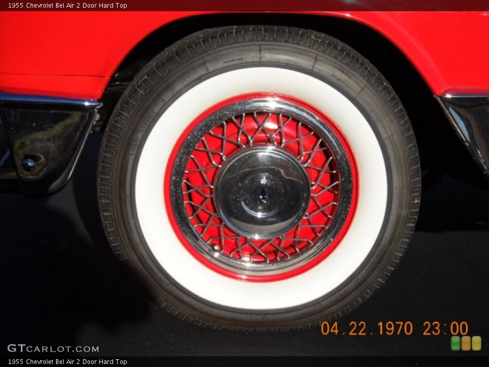1955 Chevrolet Bel Air 2 Door Hard Top Wheel and Tire Photo #57553495