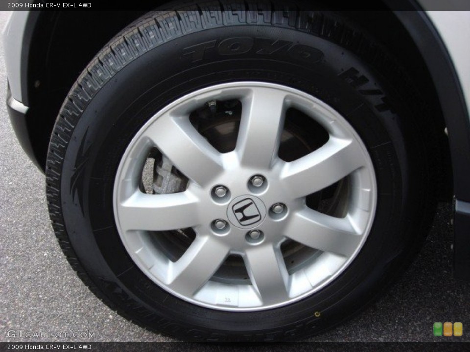 2009 Honda CR-V EX-L 4WD Wheel and Tire Photo #57555158