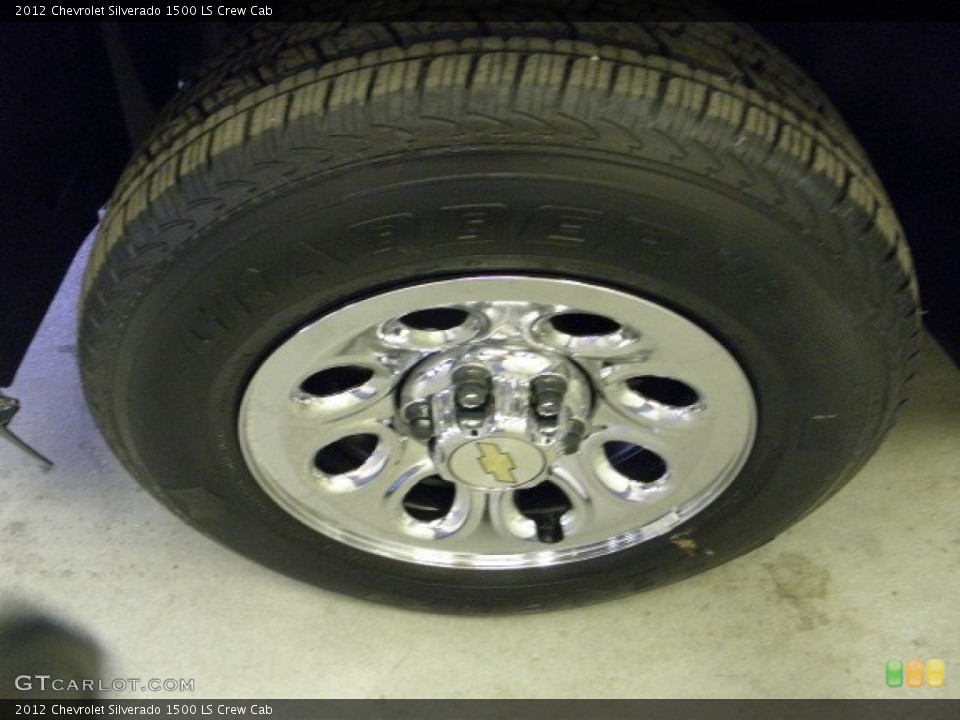 2012 Chevrolet Silverado 1500 LS Crew Cab Wheel and Tire Photo #57558792