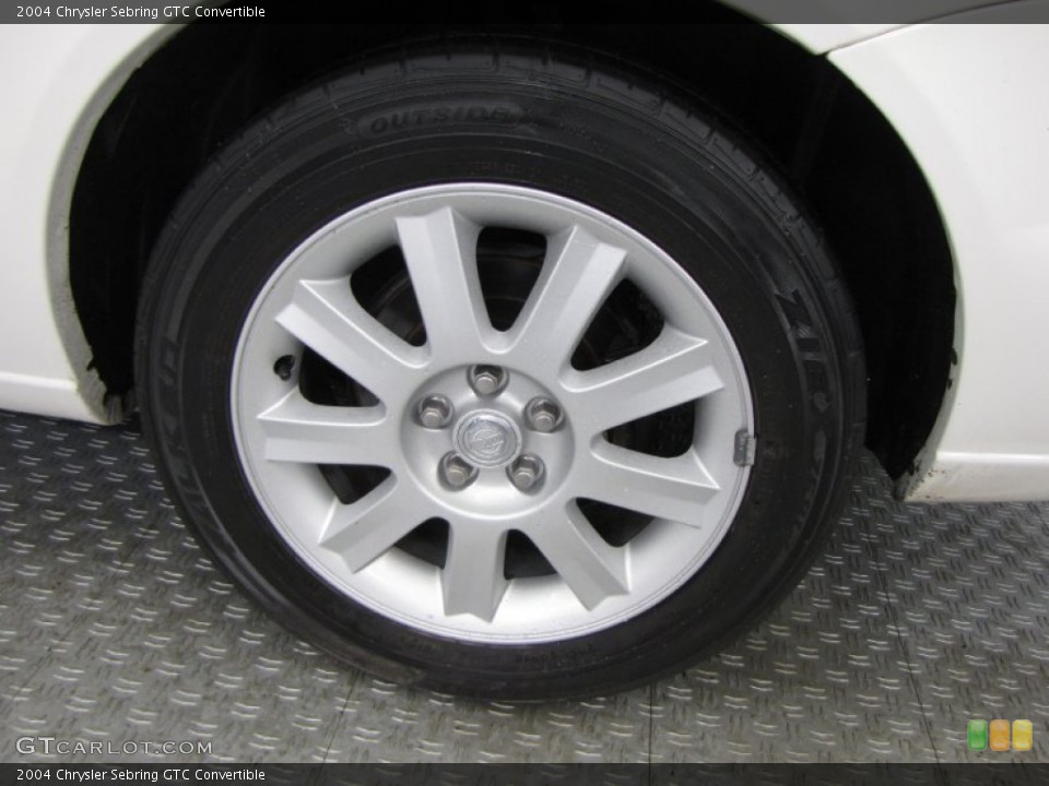2004 Chrysler Sebring GTC Convertible Wheel and Tire Photo #57558932