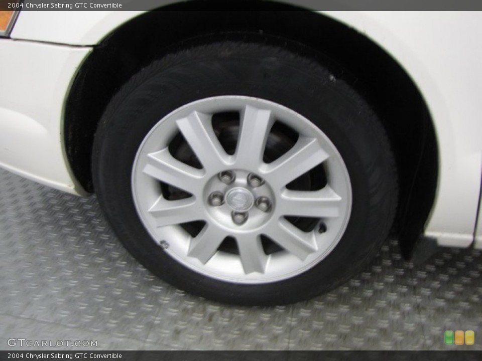 2004 Chrysler Sebring GTC Convertible Wheel and Tire Photo #57558938