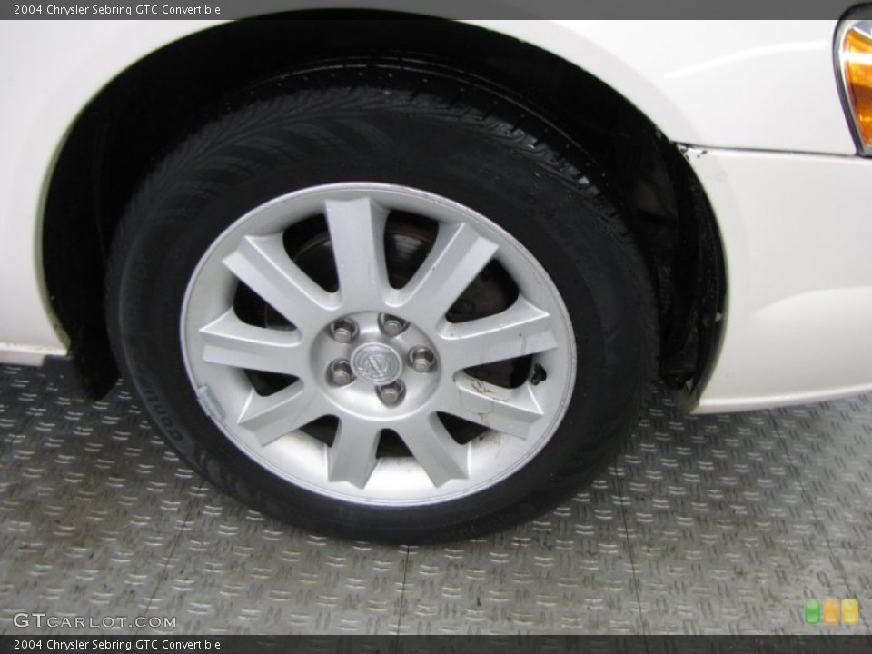 2004 Chrysler Sebring GTC Convertible Wheel and Tire Photo #57558944