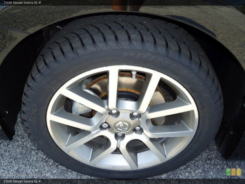 2008 Nissan Sentra SE-R Wheel and Tire Photo #57560428