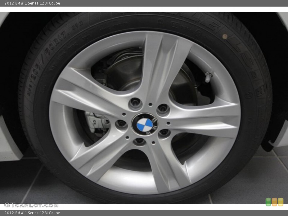 2012 BMW 1 Series 128i Coupe Wheel and Tire Photo #57565872