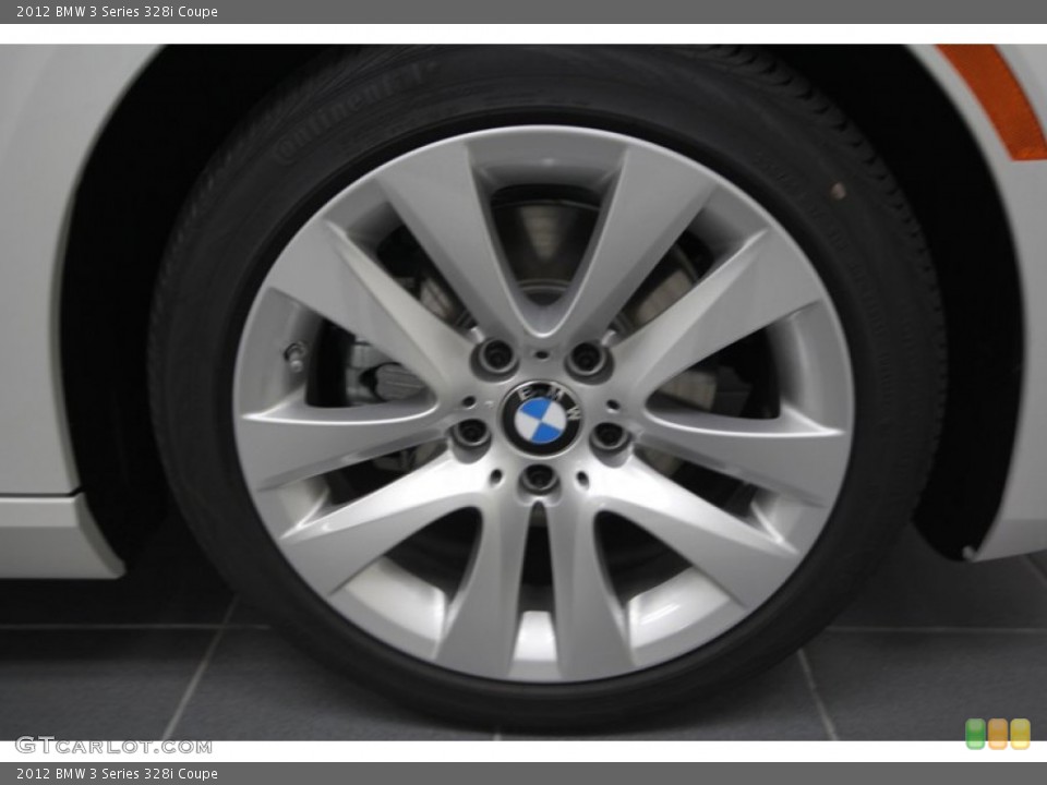 2012 BMW 3 Series 328i Coupe Wheel and Tire Photo #57567241