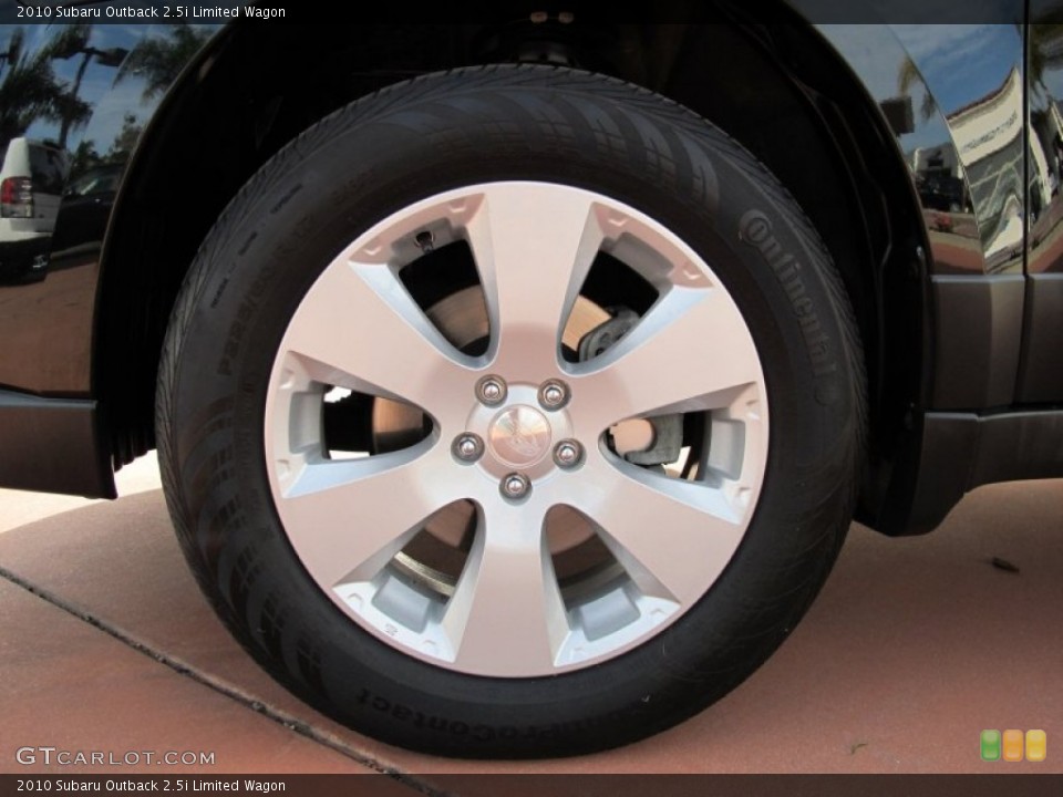 2010 Subaru Outback 2.5i Limited Wagon Wheel and Tire Photo #57570061