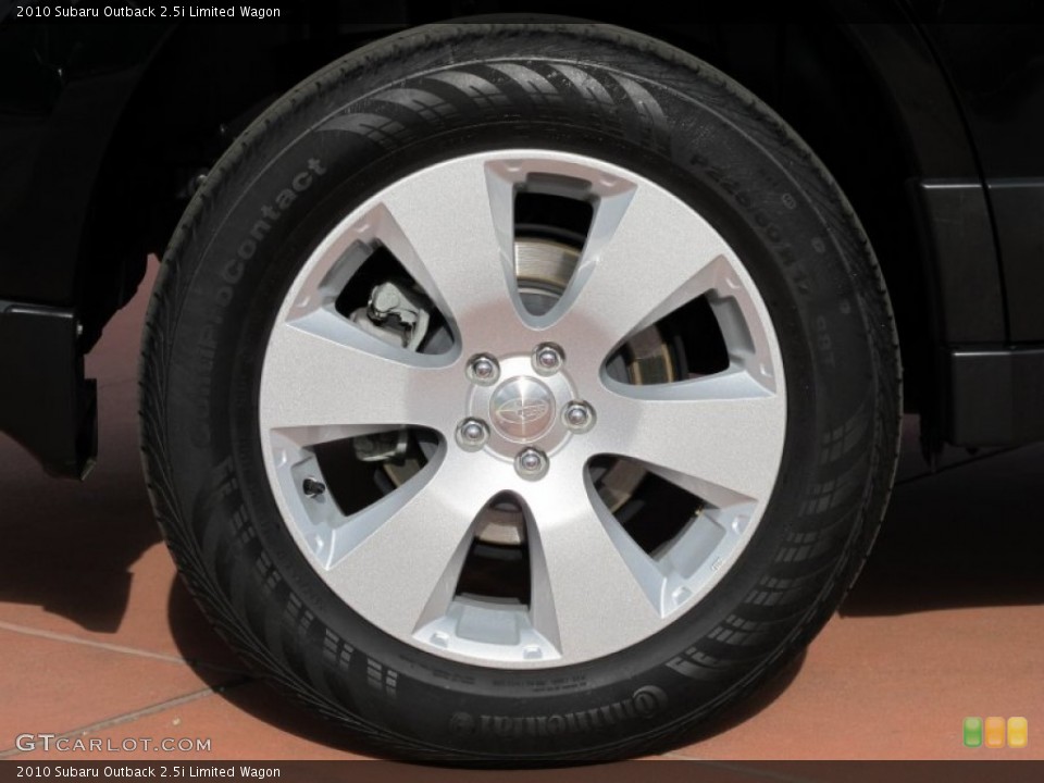 2010 Subaru Outback 2.5i Limited Wagon Wheel and Tire Photo #57570070