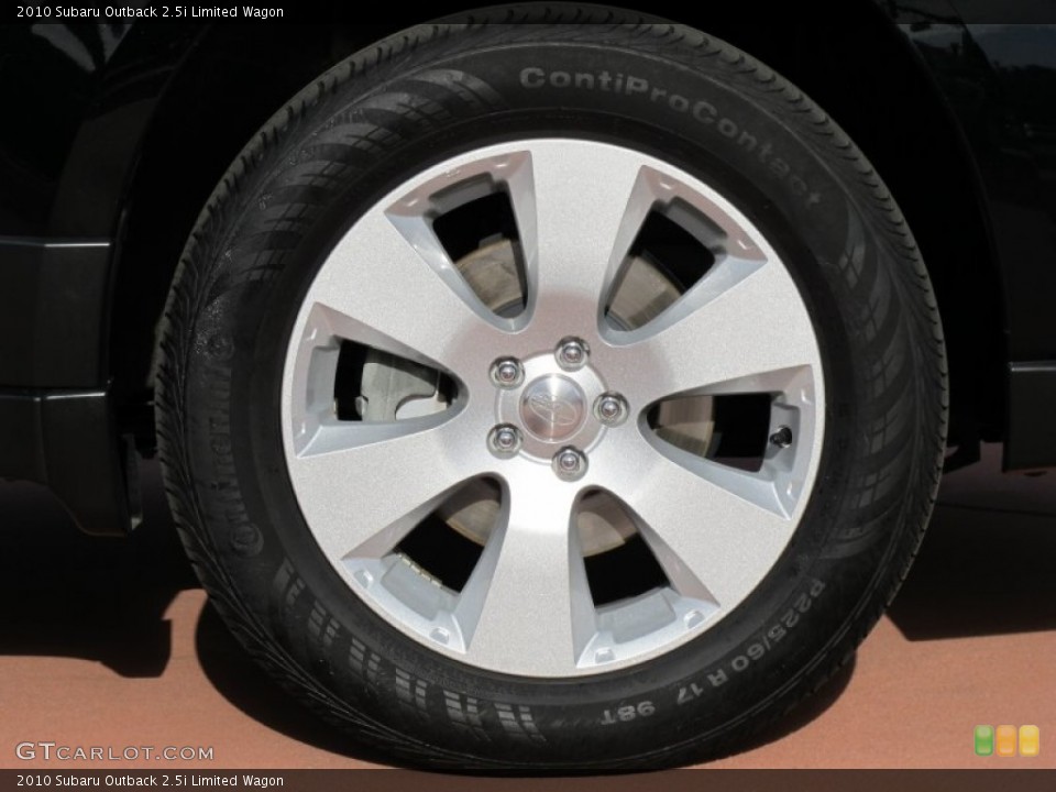 2010 Subaru Outback 2.5i Limited Wagon Wheel and Tire Photo #57570079