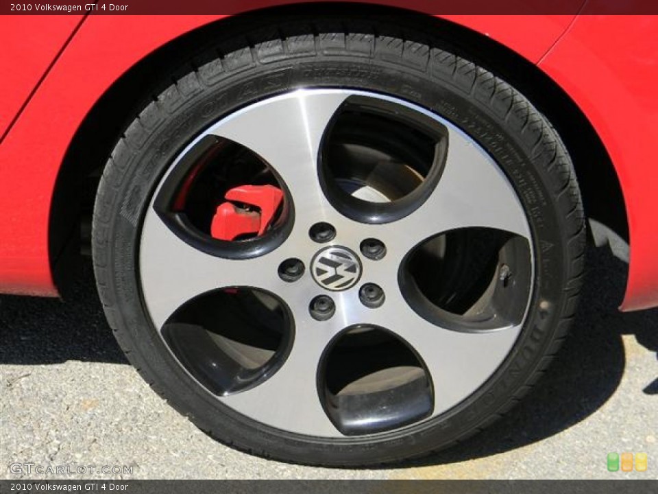 2010 Volkswagen GTI 4 Door Wheel and Tire Photo #57592691